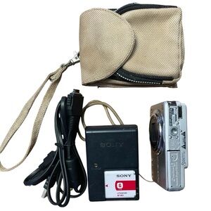 Sony Cyber-Shot DSC-W150 8.1Mp Digital Camera Zeiss Charger Battery 4gb Mem Stk